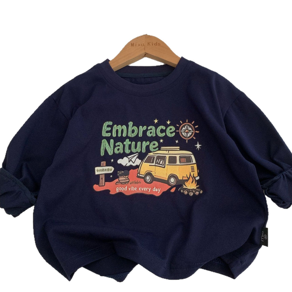 Camping car children's T-shirt