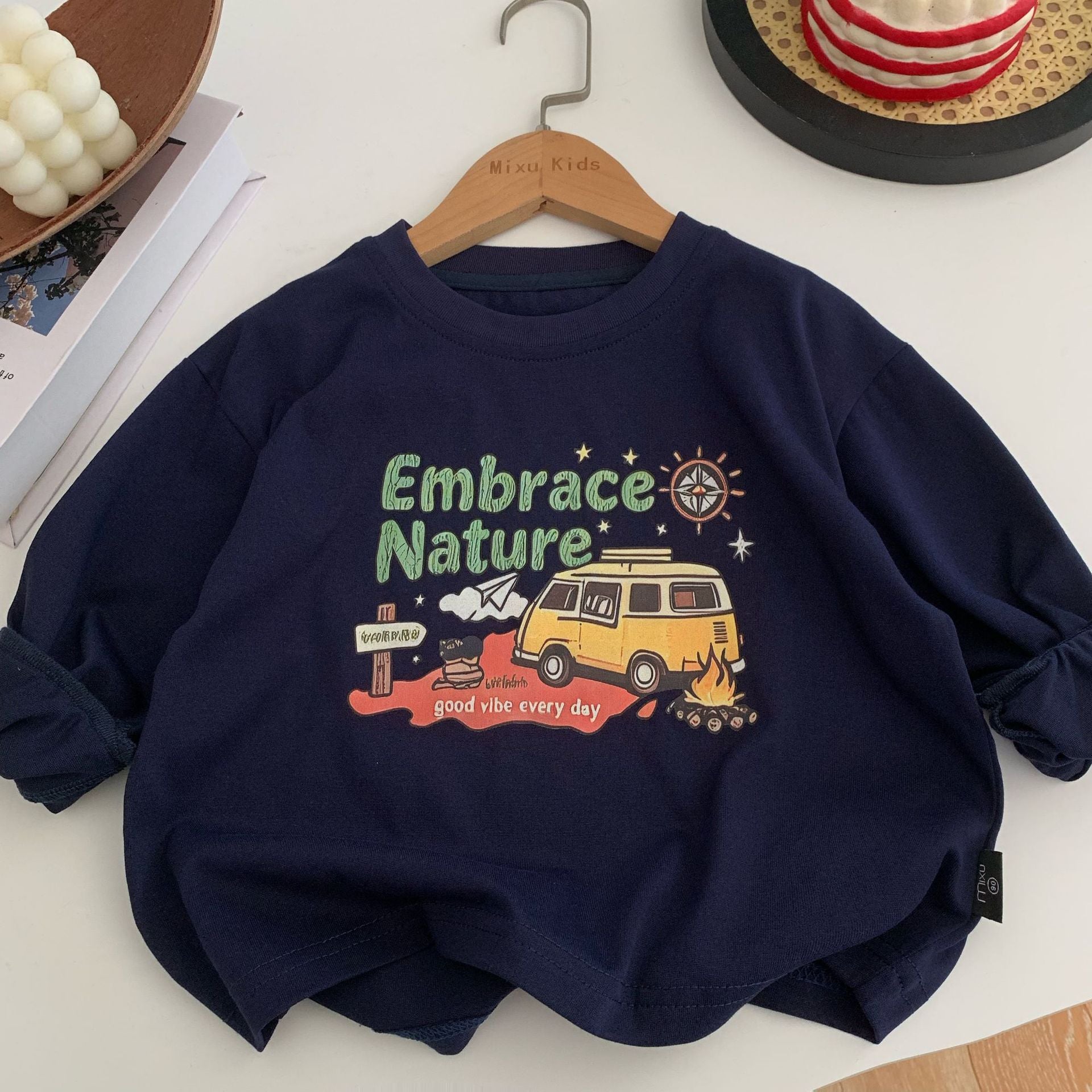 Camping car children's T-shirt