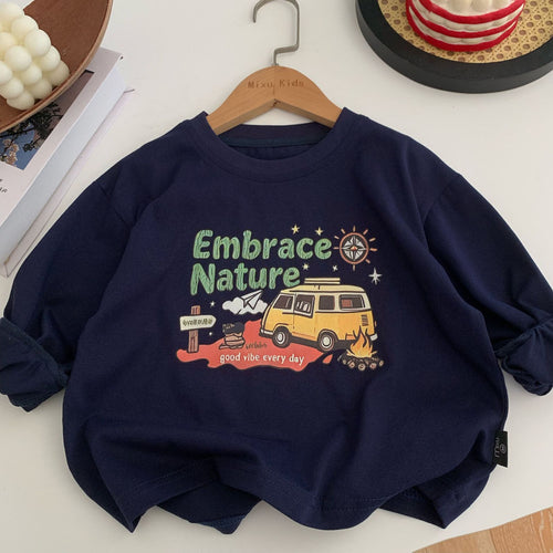 Camping car children's T-shirt