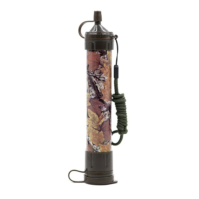 Portable Purifier Straw Water Filter Personal Survival Kit Emergency Gear Super water filtration Wild Outdoor essential Tool