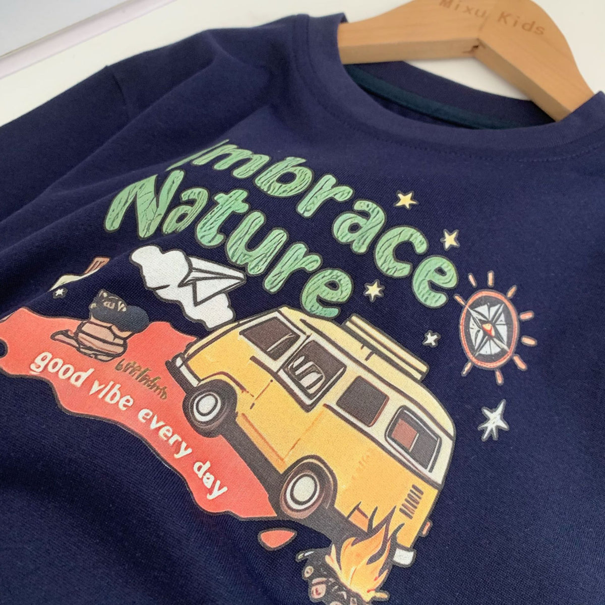 Camping car children's T-shirt