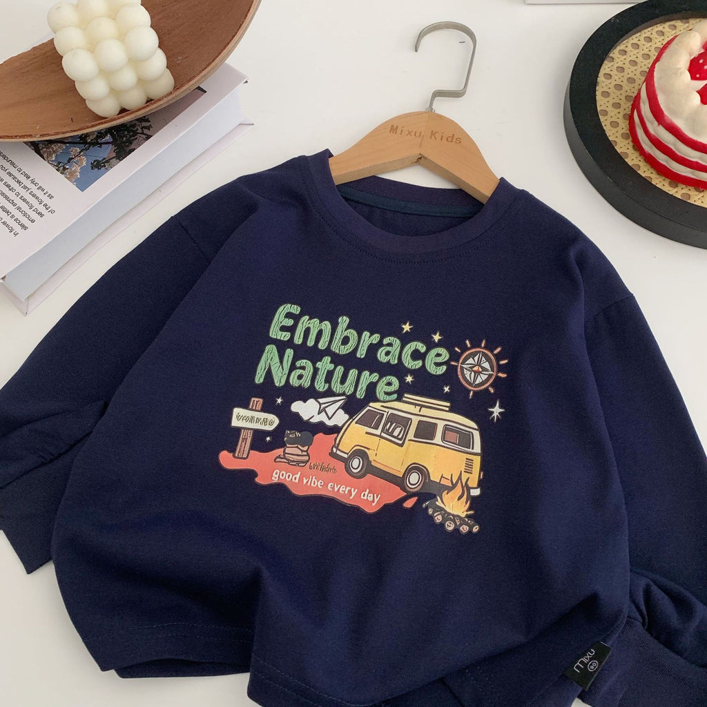 Camping car children's T-shirt
