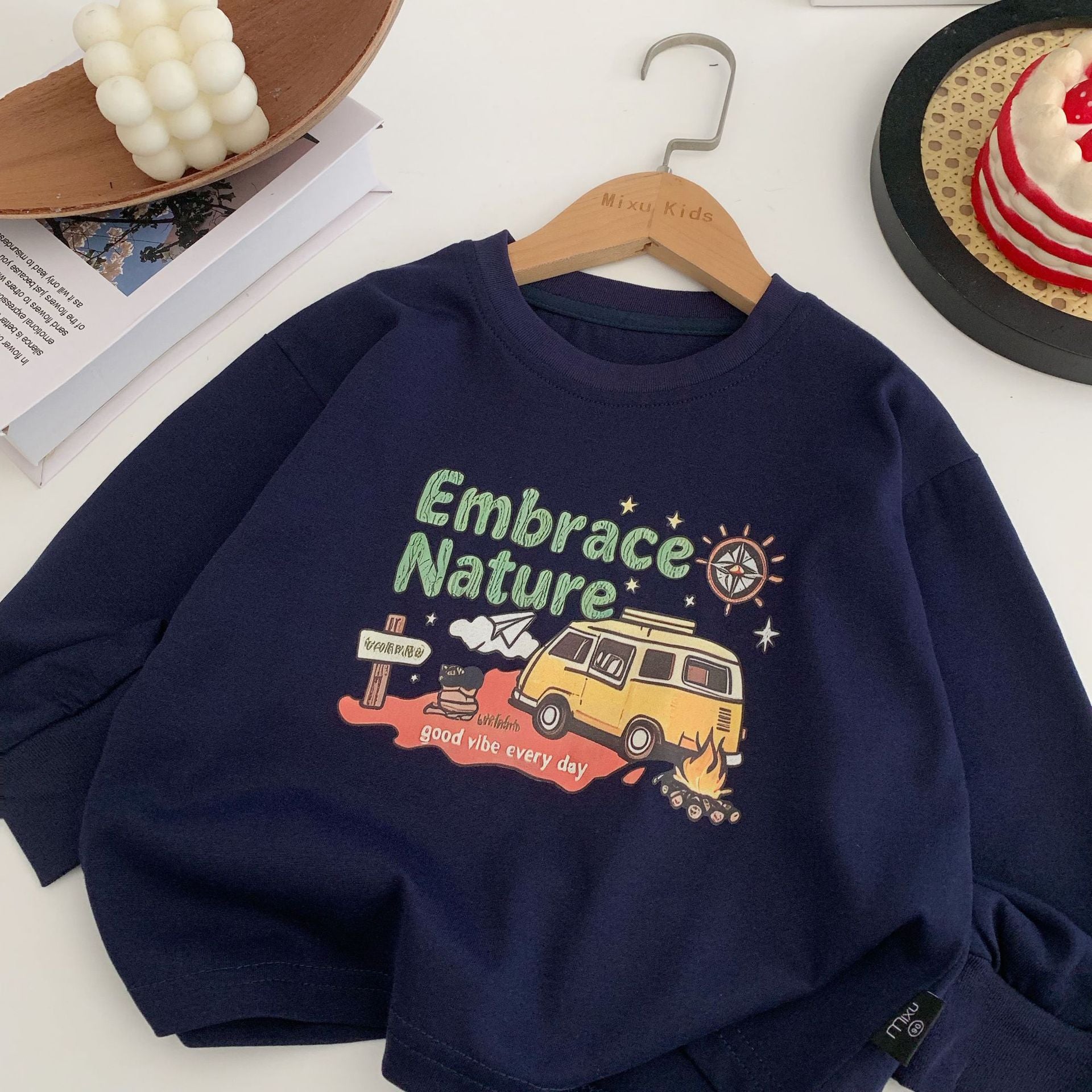 Camping car children's T-shirt