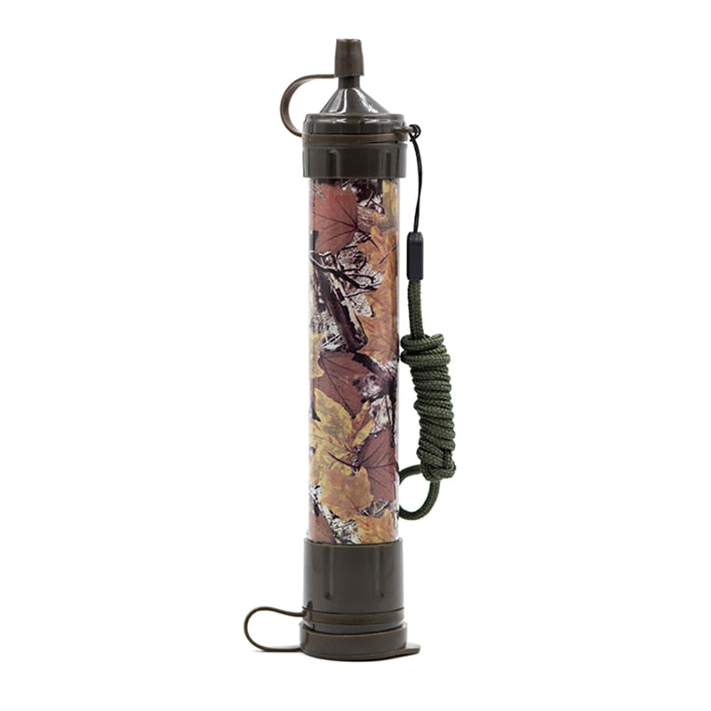 Portable Purifier Straw Water Filter Personal Survival Kit Emergency Gear Super water filtration Wild Outdoor essential Tool