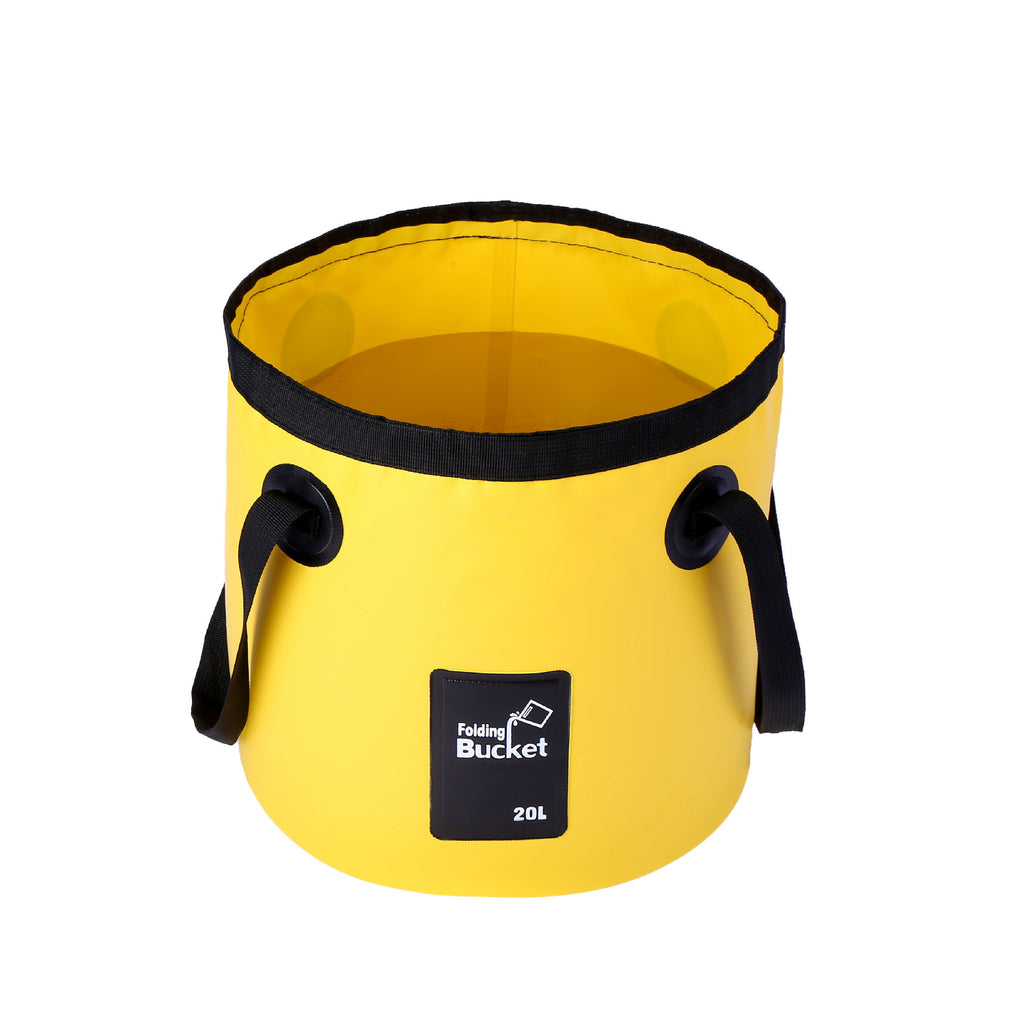 Outdoor Fishing Camping Waterproof Bucket PVC Foldable Water Bucket Bag Car Washing Bucket Portable Camping Water Storage Bag