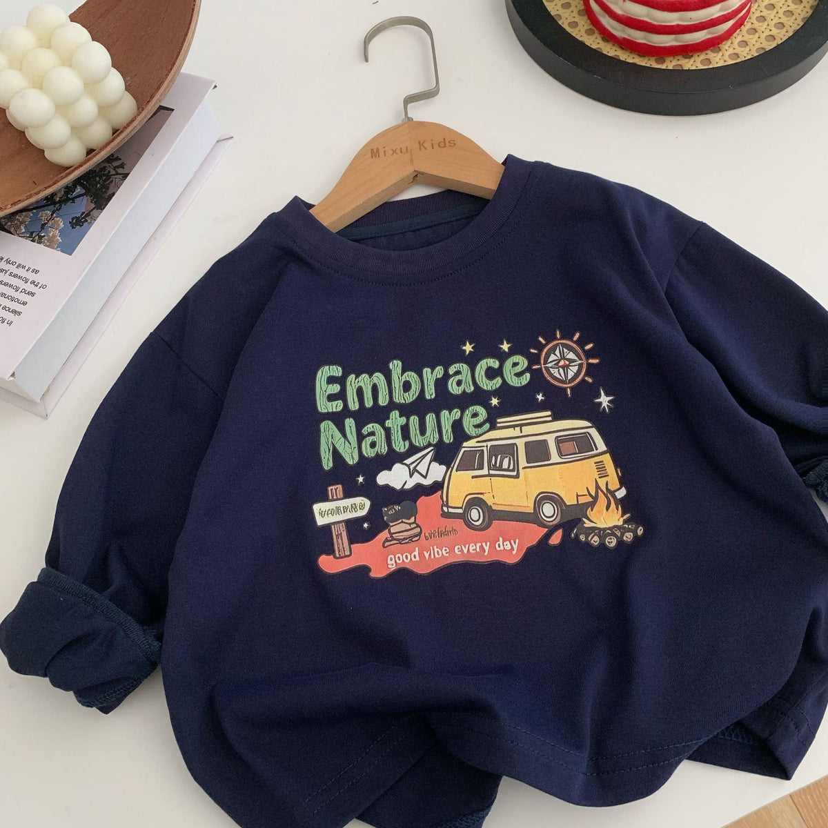 Camping car children's T-shirt