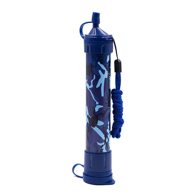 Portable Purifier Straw Water Filter Personal Survival Kit Emergency Gear Super water filtration Wild Outdoor essential Tool