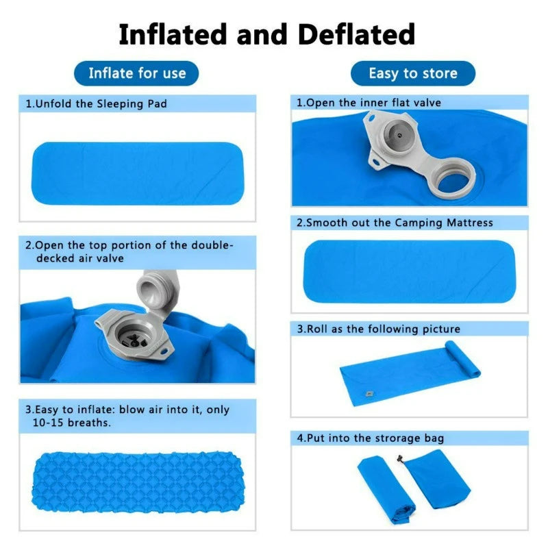 inflatable sleeping Mat air mattress camping insulated Sleeping Pad